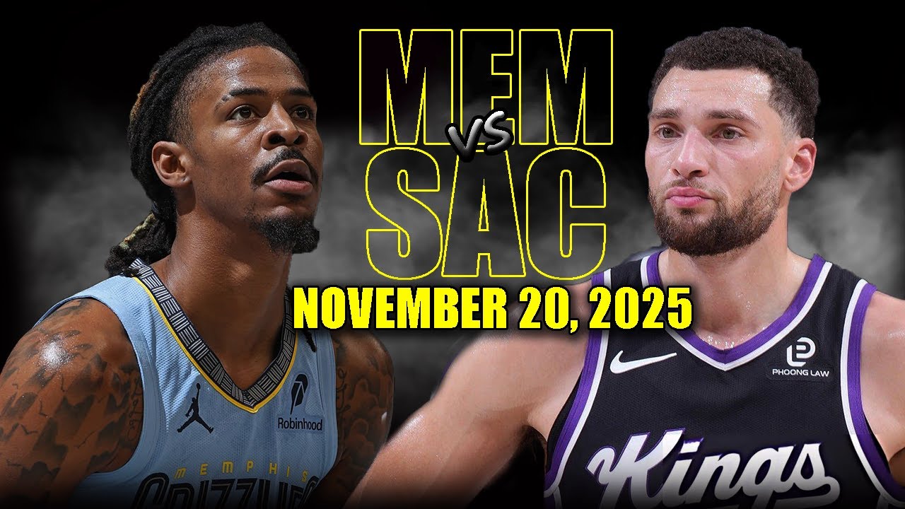 Memphis Grizzlies vs Sacramento Kings Full Game Highlights - November 20, 2025 | NBA Season
