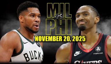 Milwaukee Bucks vs Philadelphia 76ers Full Game Highlights - November 20, 2025 | NBA Season