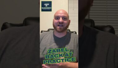 Seattle Seahawks Rookie Grey Zabel RETURNS to Practice: Will He Play vs. Titans?