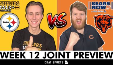 Pittsburgh Steelers vs. Chicago Bears Week 12 JOINT PREVIEW Ft. Bears Now Host Harrison Graham