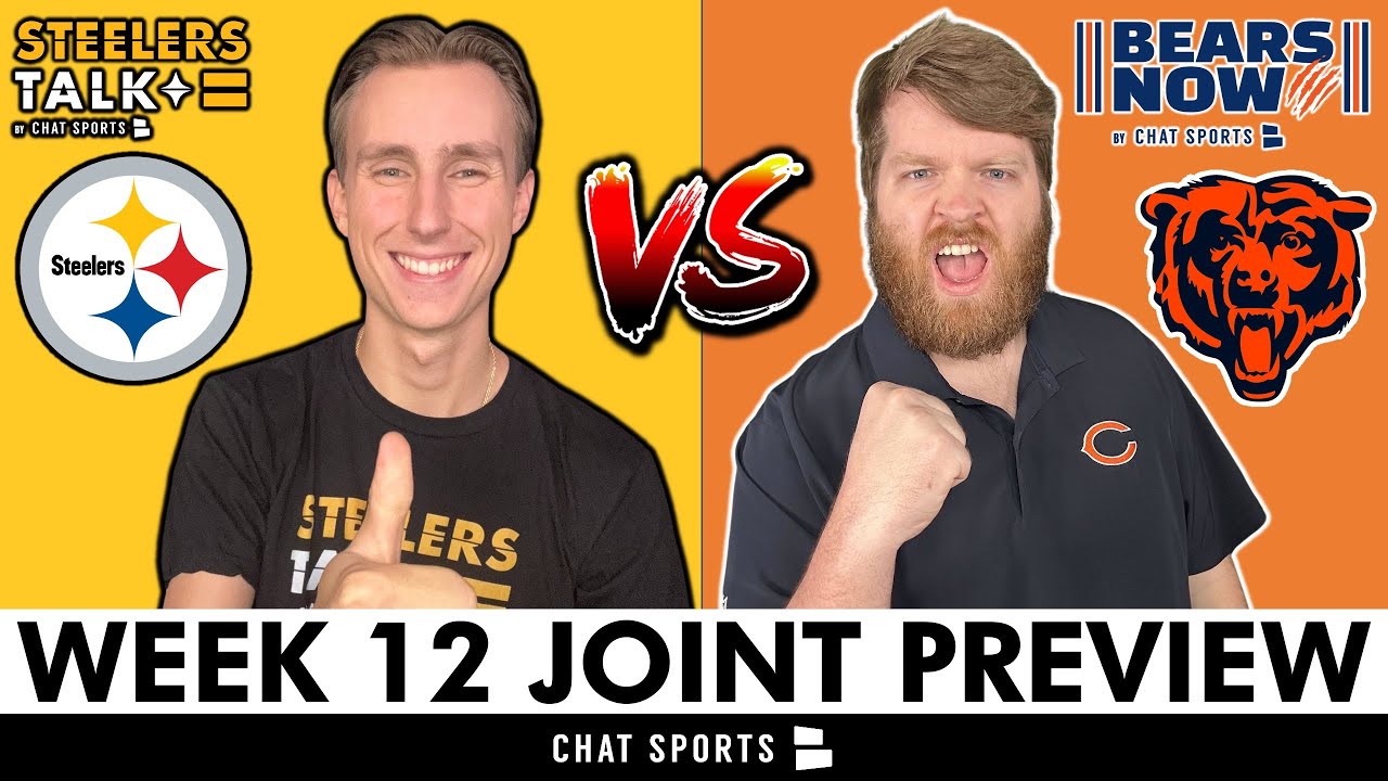 Pittsburgh Steelers vs. Chicago Bears Week 12 JOINT PREVIEW Ft. Bears Now Host Harrison Graham
