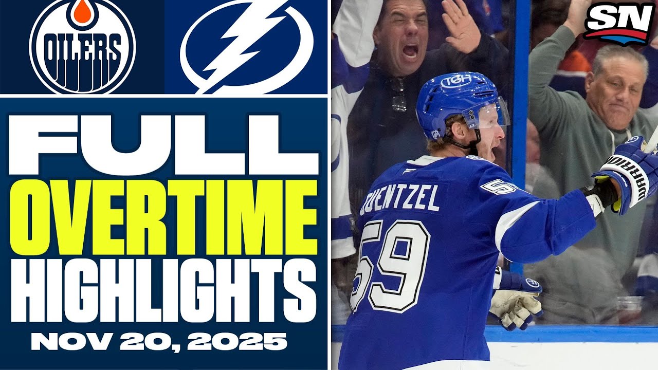 Edmonton Oilers at Tampa Bay Lightning | FULL Overtime Highlights - November 20, 2025