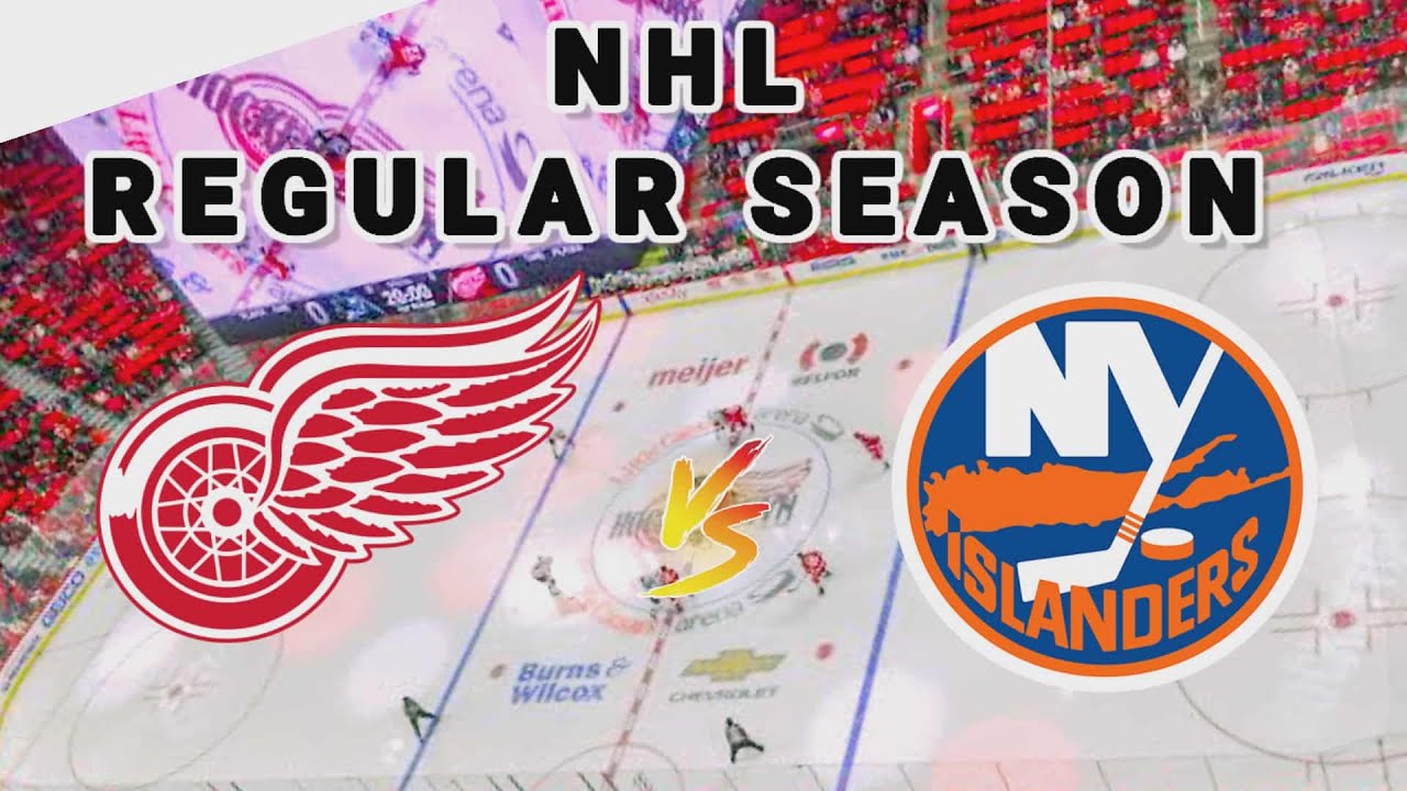 Detroit Red Wings vs New York Islanders | 2025 NHL Regular Season Live Play by Play Score