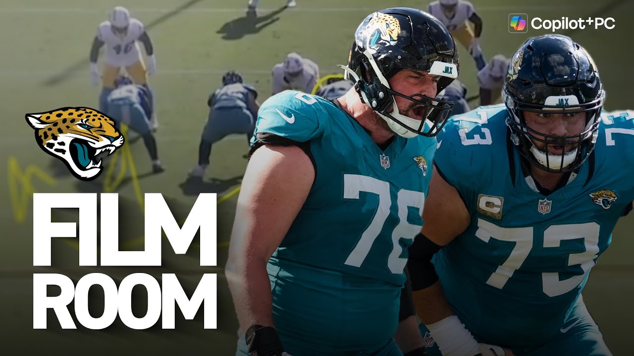 Big Men Making Key Blocks vs. Chargers | Jacksonville Jaguars