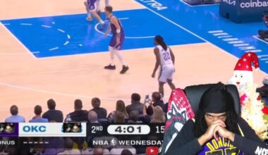 NAH WTF IS THIS!!! Thunder vs Lakers NBA Highlights 2025 (reaction)