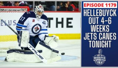 Connor Hellebuyck out 4-6 weeks, Winnipeg Jets vs. Carolina Hurricanes tonight, Ehlers returns