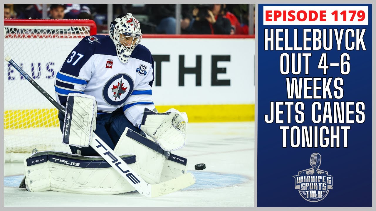 Connor Hellebuyck out 4-6 weeks, Winnipeg Jets vs. Carolina Hurricanes tonight, Ehlers returns