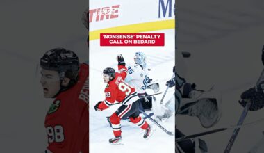 Terrible penalty against Connor Bedard after no-call in Hawks' loss