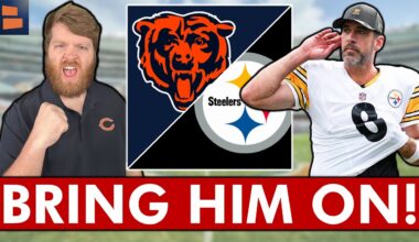 BRING ON AARON RODGERS! | Bears vs. Steelers NFL Week 12