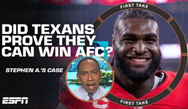 Houston in ASCENDING! 🗣️ Stephen A. sees Texans WINNING the AFC 👀+ Bills' inconsistency | First Take