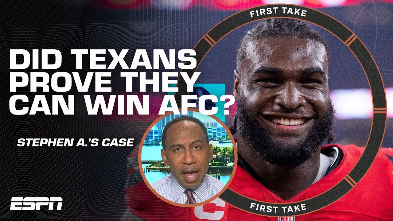 Houston in ASCENDING! 🗣️ Stephen A. sees Texans WINNING the AFC 👀+ Bills' inconsistency | First Take