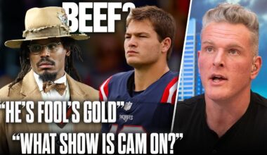 What's Going On With Drake Maye & Cam Newton's "Beef?" | Pat McAfee Show