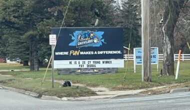 My local baseball team put this on their sign
