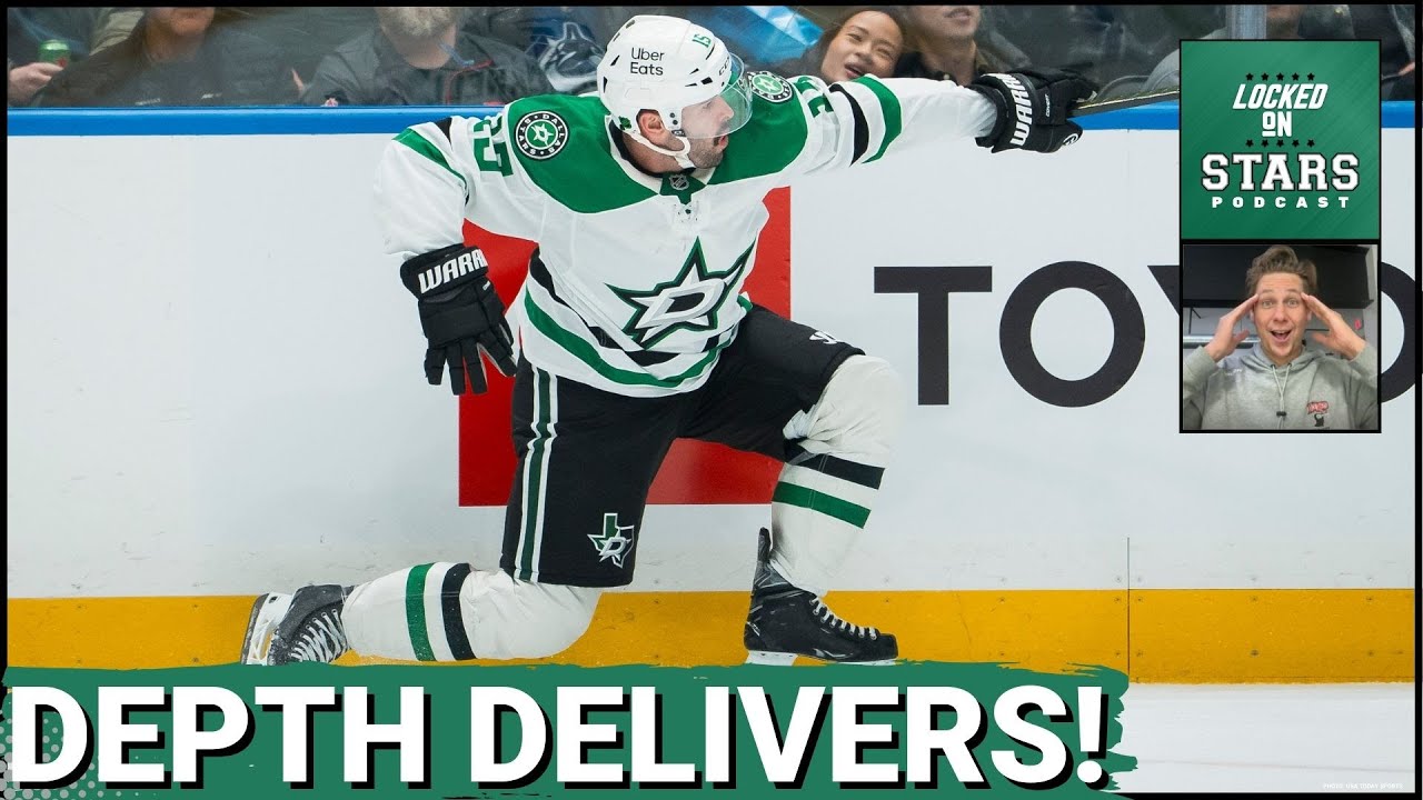 BREAKTHROUGH: Dallas Stars Depth and Mikko Rantanen Overcome Canucks 4-2 to Kick off Road Trip!