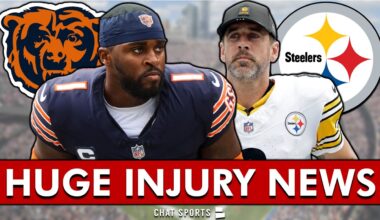 🚨Chicago Bears Get TONS OF INJURY NEWS Before Steelers Game🚨