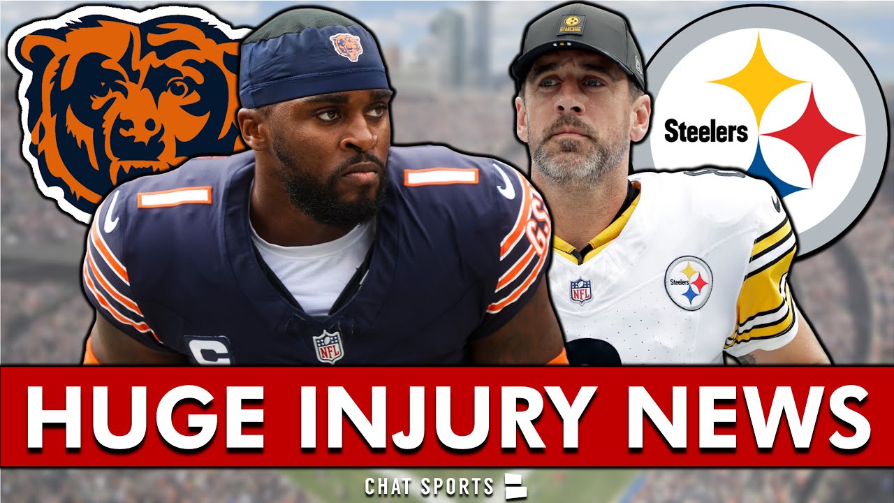 🚨Chicago Bears Get TONS OF INJURY NEWS Before Steelers Game🚨