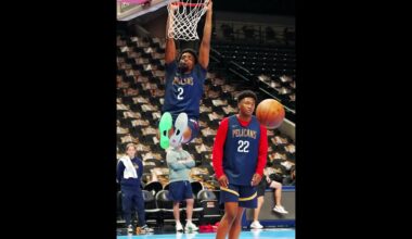 Pelicans Shootaround 👀 NBA Cup vs. Mavs #nba #shorts