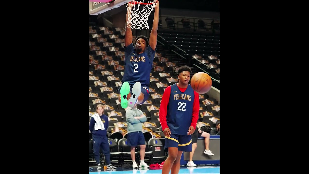 Pelicans Shootaround 👀 NBA Cup vs. Mavs #nba #shorts