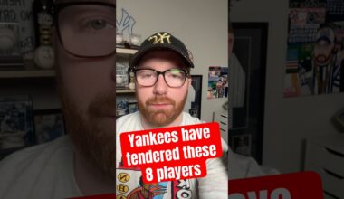 New York Yankees tender these 8 players to bring back for 2026 #shorts #newyorkyankees #yankees #mlb