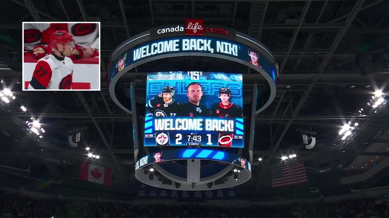 Jets welcome Nikolaj Ehlers back to Winnipeg