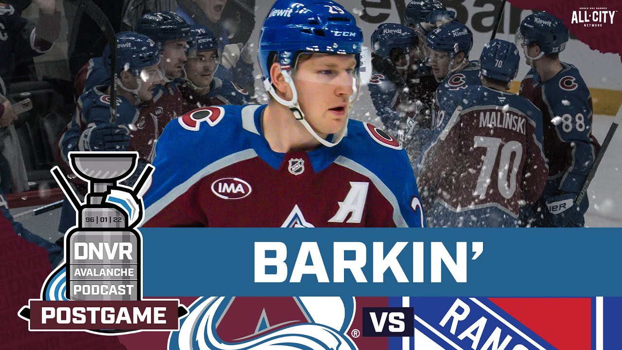 Nathan Mackinnon shines as Avalanche close out New York Rangers for seven in a row