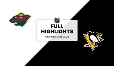 NHL Highlights | Wild vs. Penguins | November 21, 2025