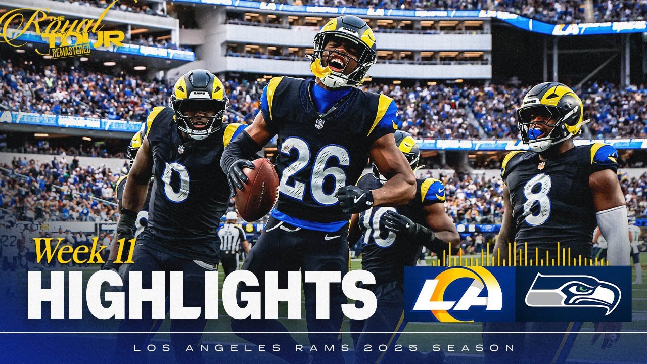 Rams Top Plays vs. Seahawks In Week 11 Win: All 4 Interceptions, Kyren Williams' 91 Yards & More