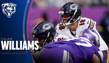 Caleb Williams on preparing for Steelers | Press Conference