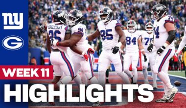 Highlights: Giants vs. Packers | Week 11 | New York Giants