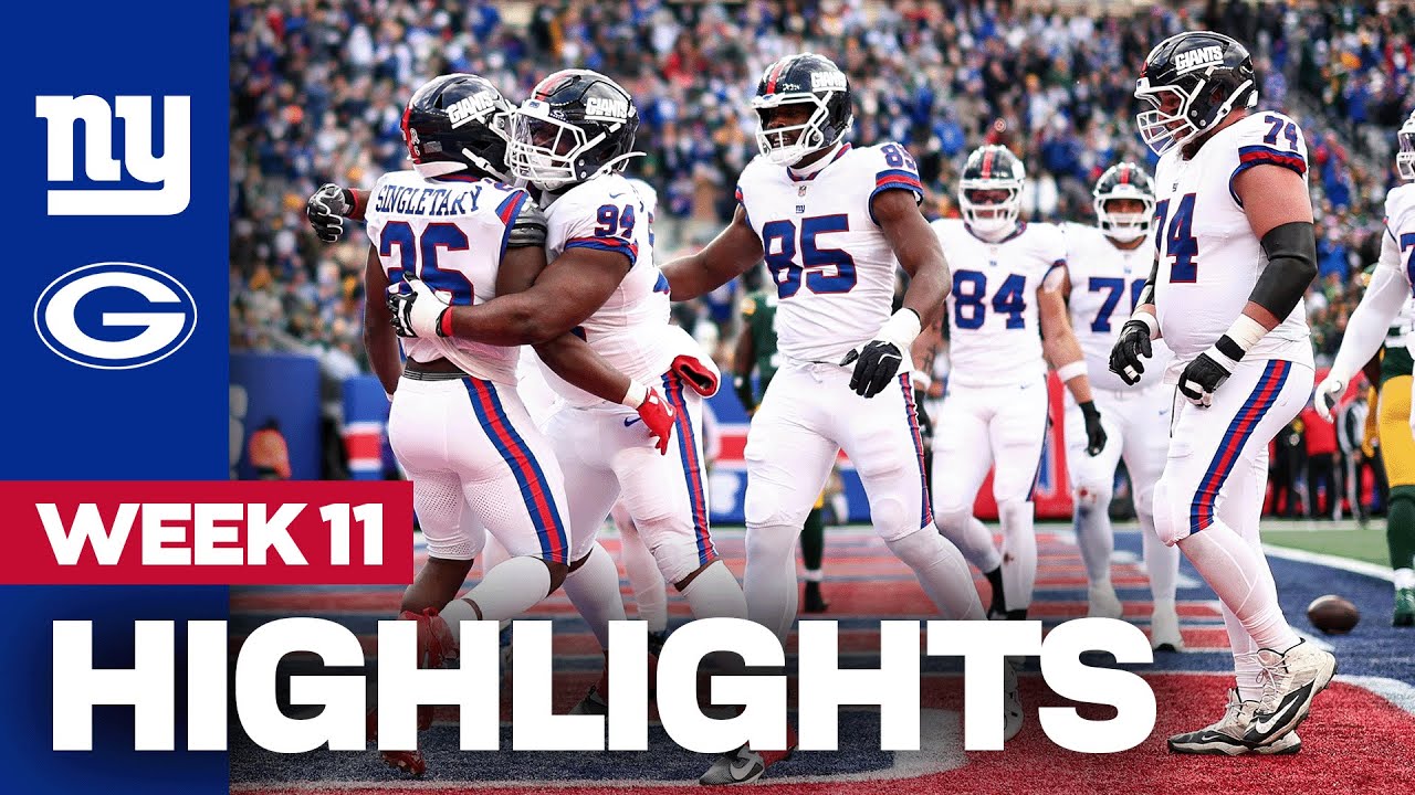 Highlights: Giants vs. Packers | Week 11 | New York Giants
