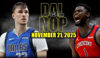 Dallas Mavericks vs New Orleans Pelicans Full Game Highlights - November 21, 2025 | NBA Season