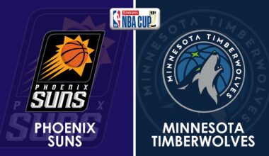 Phoenix Suns vs Minnesota Timberwolves NBA Cup Live Scoreboard