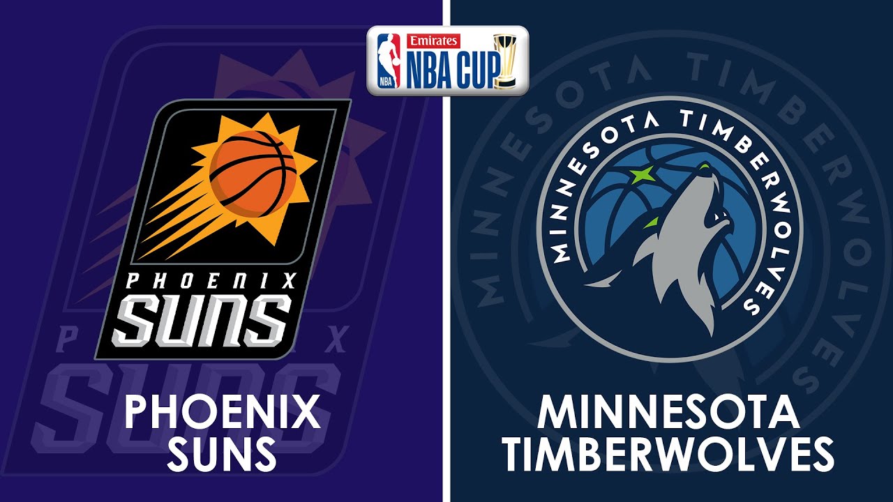 Phoenix Suns vs Minnesota Timberwolves NBA Cup Live Scoreboard