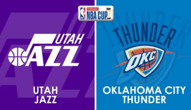 Utah Jazz vs Oklahoma City Thunder NBA Cup Live Scoreboard