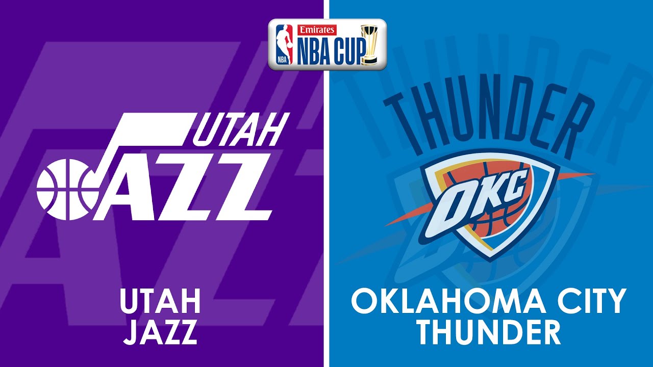 Utah Jazz vs Oklahoma City Thunder NBA Cup Live Scoreboard