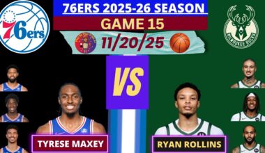 Philadelphia 76ers @ Milwaukee Bucks LIVE PLAY-BY-PLAY (11-20-25) #bucks #76ers #sixers