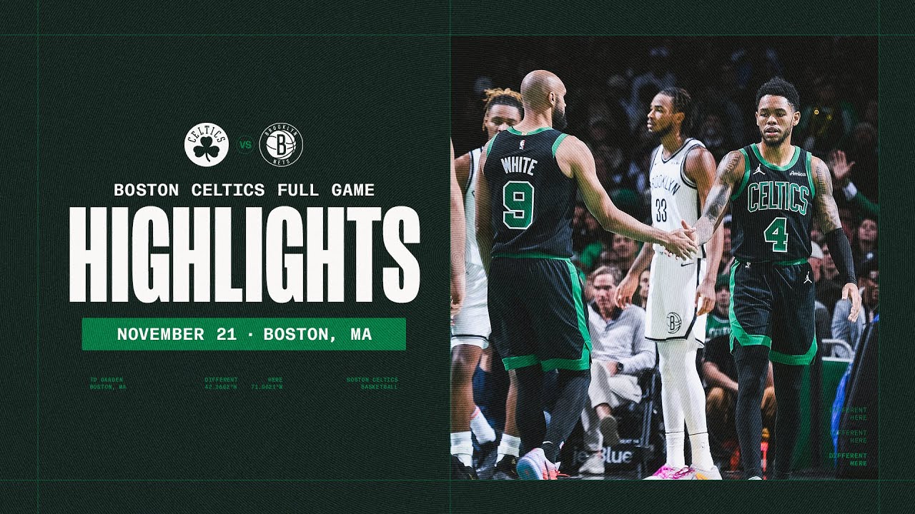Boston Celtics fall 113-105 to Brooklyn Nets | Extended Highlights