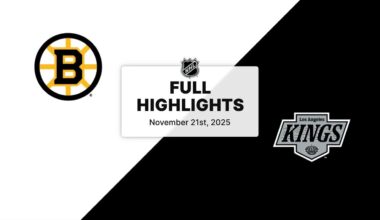 NHL Highlights | Bruins vs. Kings | November 21, 2025