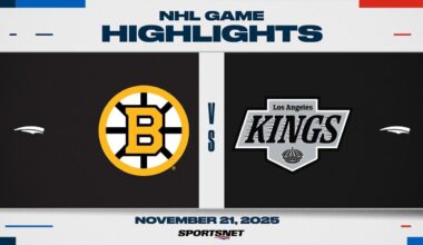 NHL Highlights | Bruins vs. Kings - November 21, 2025