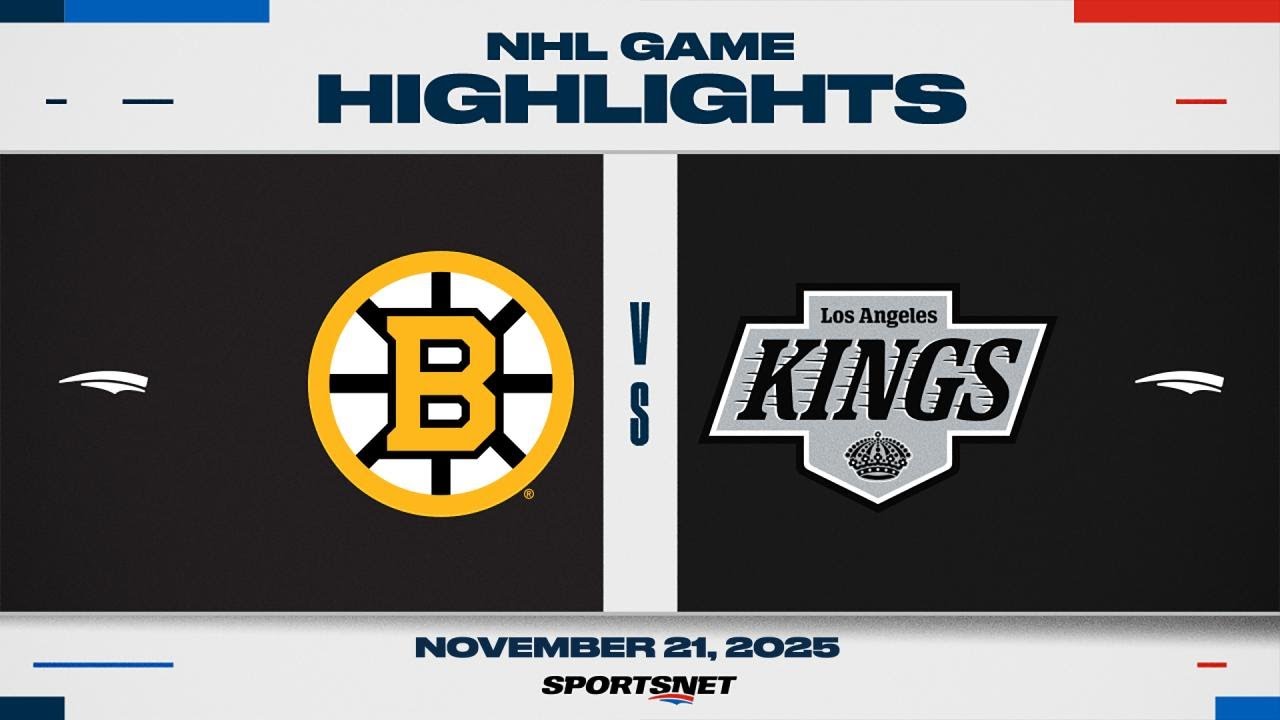 NHL Highlights | Bruins vs. Kings - November 21, 2025