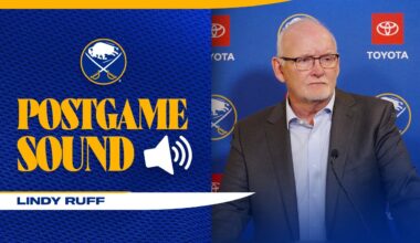 "Heck Of A Game Tonight" | Lindy Ruff After 9-3 Win Over Chicago Blackhawks | Buffalo Sabres