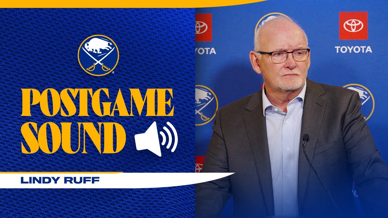 "Heck Of A Game Tonight" | Lindy Ruff After 9-3 Win Over Chicago Blackhawks | Buffalo Sabres