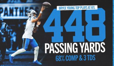 Bryce Young's Best Plays from 448-yard, 3-TD game vs. Falcons | Week 11 | Carolina Panthers