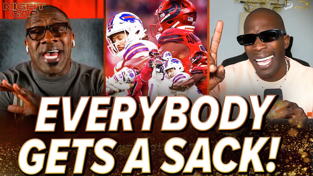 Unc & Ocho REACT to Texans' DEFENSE DESTROYING Josh Allen with 8 SACKS in 23-19 Win! | Nightcap