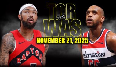 Toronto Raptors vs Washington Wizards Full Game Highlights - November 21, 2025 | NBA Season