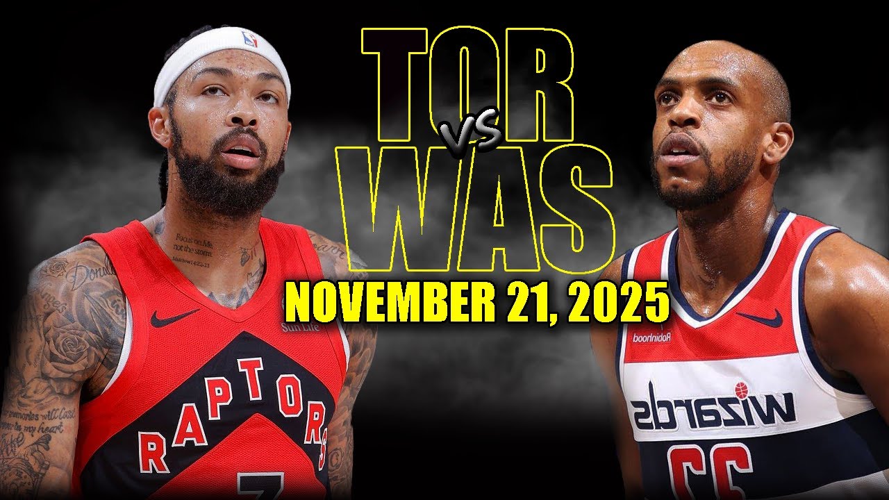 Toronto Raptors vs Washington Wizards Full Game Highlights - November 21, 2025 | NBA Season