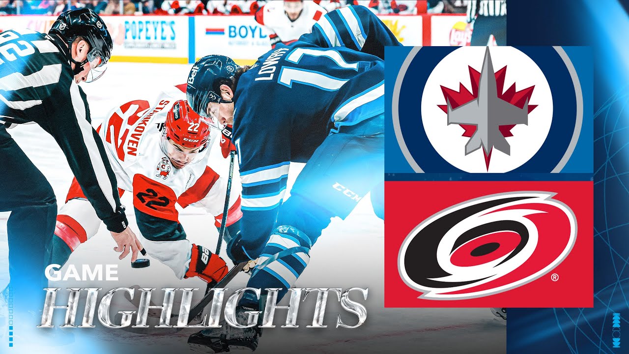 Winnipeg Jets vs. Carolina Hurricanes - Game Highlights