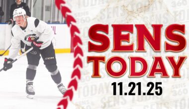 Sens Today: Zetterlund Prepares for First Game Back in San Jose