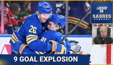 Josh Doan and the Buffalo Sabres explode for nine goals in win over Chicago