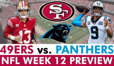 49ers vs. Panthers Preview, Injury News, Prediction, Keys To The Game For NFL Week 12 On MNF